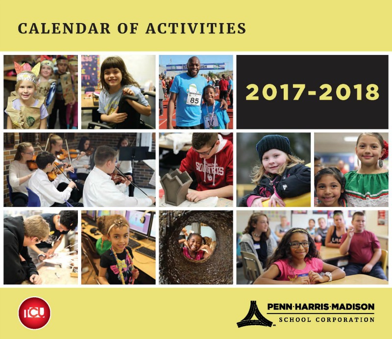 cover of 2017-18 P-H-M calendar