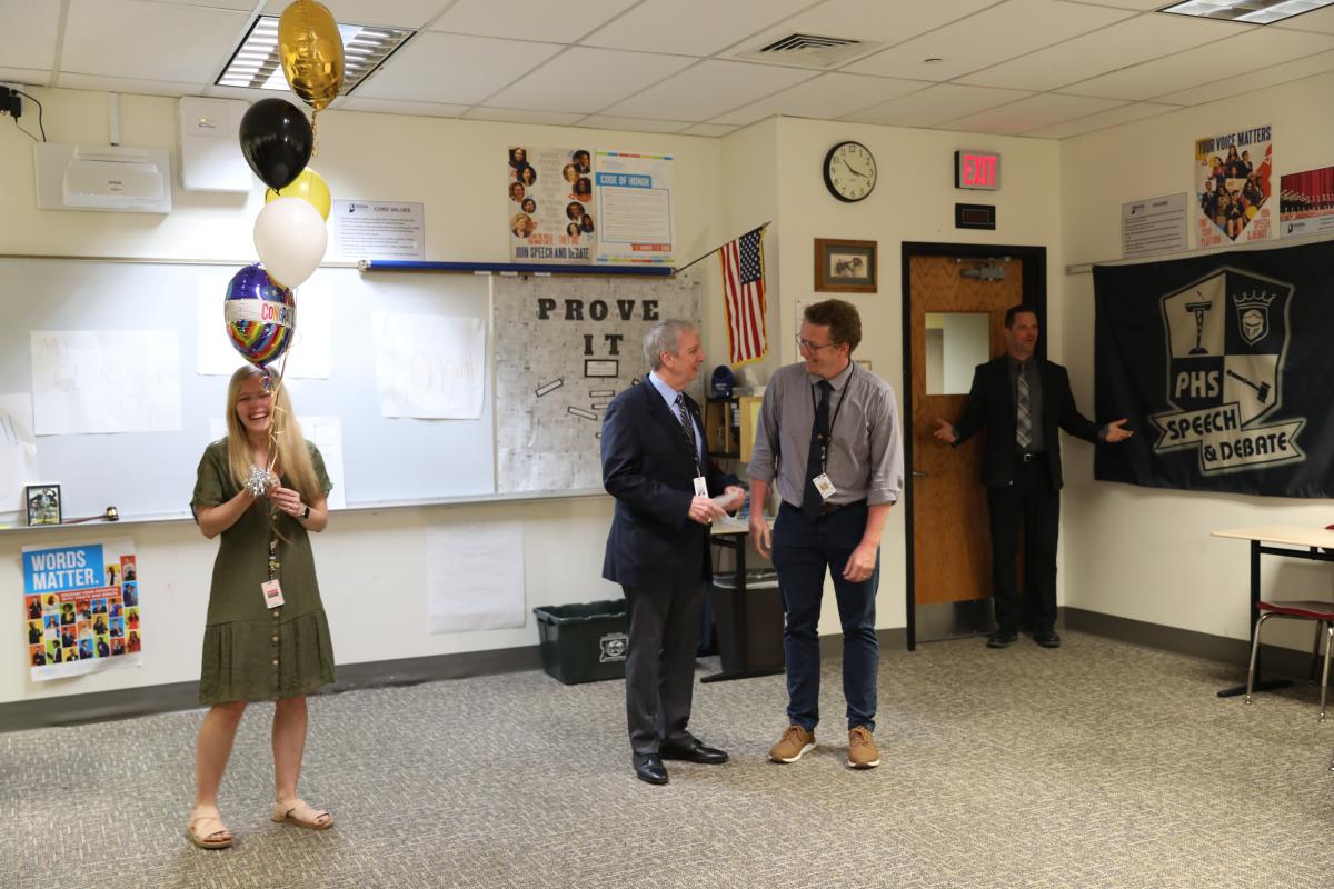 Mr. Jeremy Starkweather, PHM Secondary Teacher of the Year