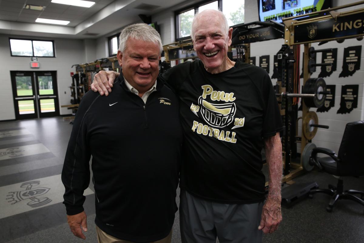 Chris Geesman with Coach Cory Yeoman