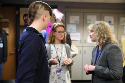 Indiana Superintendent Glenda Ritz PHM visit