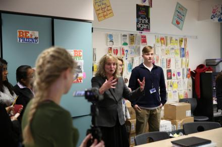 Indiana Superintendent Glenda Ritz PHM visit