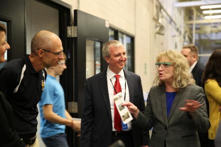 Indiana Superintendent Glenda Ritz PHM visit