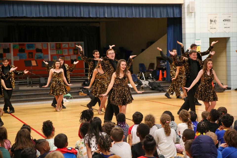 Penn Choir & Orchestra students performing for Walt Disney students (Nov. 22, 2022)