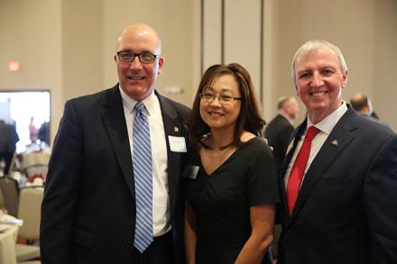 Mishawaka Mayor Dave Wood, PHMEF Exec. Dir. Mari Linn Wise, Supt. Dr. Jerry Thacker