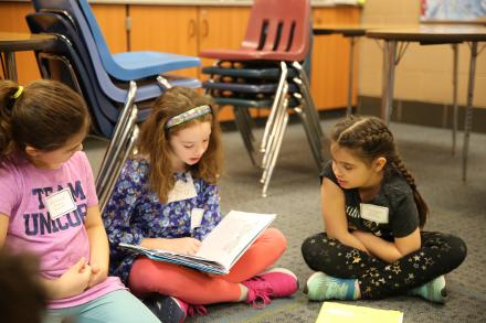 Students participating in Young Authors' Conference March 2019